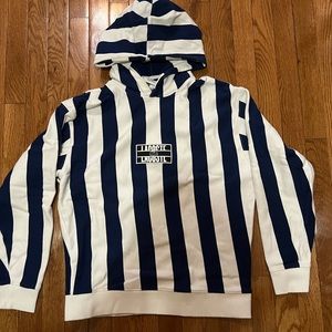 LACOSTE all over print pullover hoodie